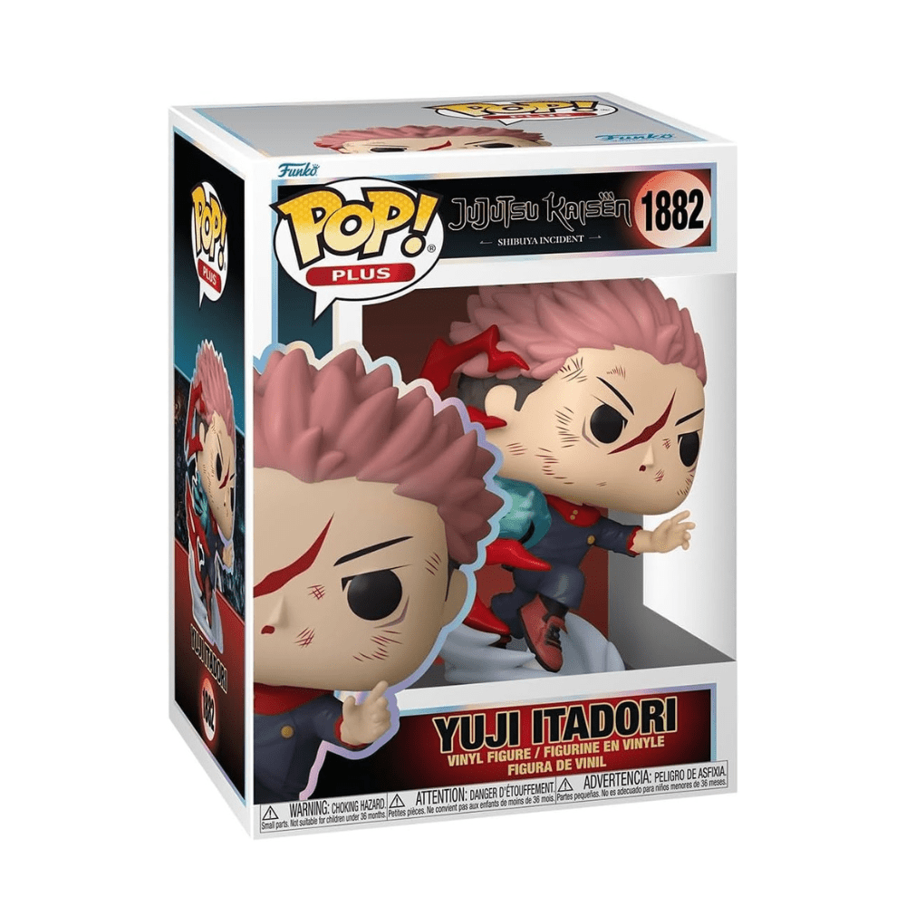 Funko Pop! Plus Yuji Itadori Vinyl Figur im Verpackung, Jujutsu Kaisen Design