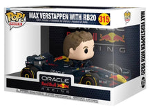 Max Verstappen POP! Rides vinyl figure in Red Bull race car box