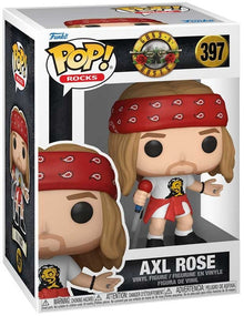 Axl Rose vinyl figure: red bandana, white jacket, boxed