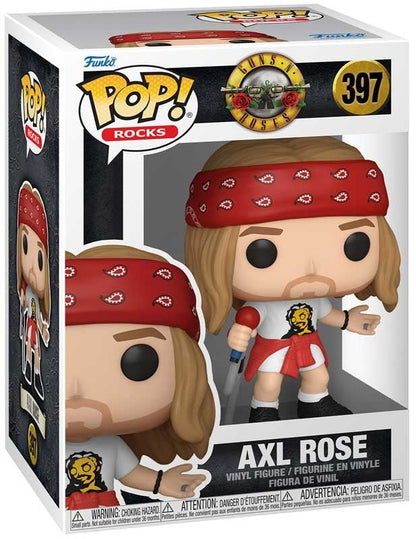 Axl Rose vinyl figure: red bandana, white jacket, boxed
