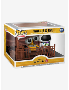 Wall-E & Eve Funko Pop! vinyl figures boxed with window display