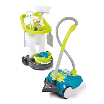 Cleaning Trolley & Vacuum Cleaner - Funny Home - The Toy Store