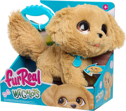 Fur Real Walkalots Golden Retriever plush dog with wagging action and collar