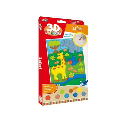 Galt 3D Paint-it Safari Kit with safari animal 3D picture board