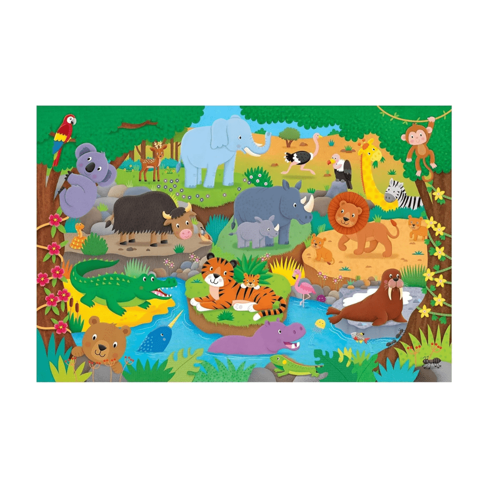 Alphabet Animals Giant Floor Puzzle - Galt - The Toy Store