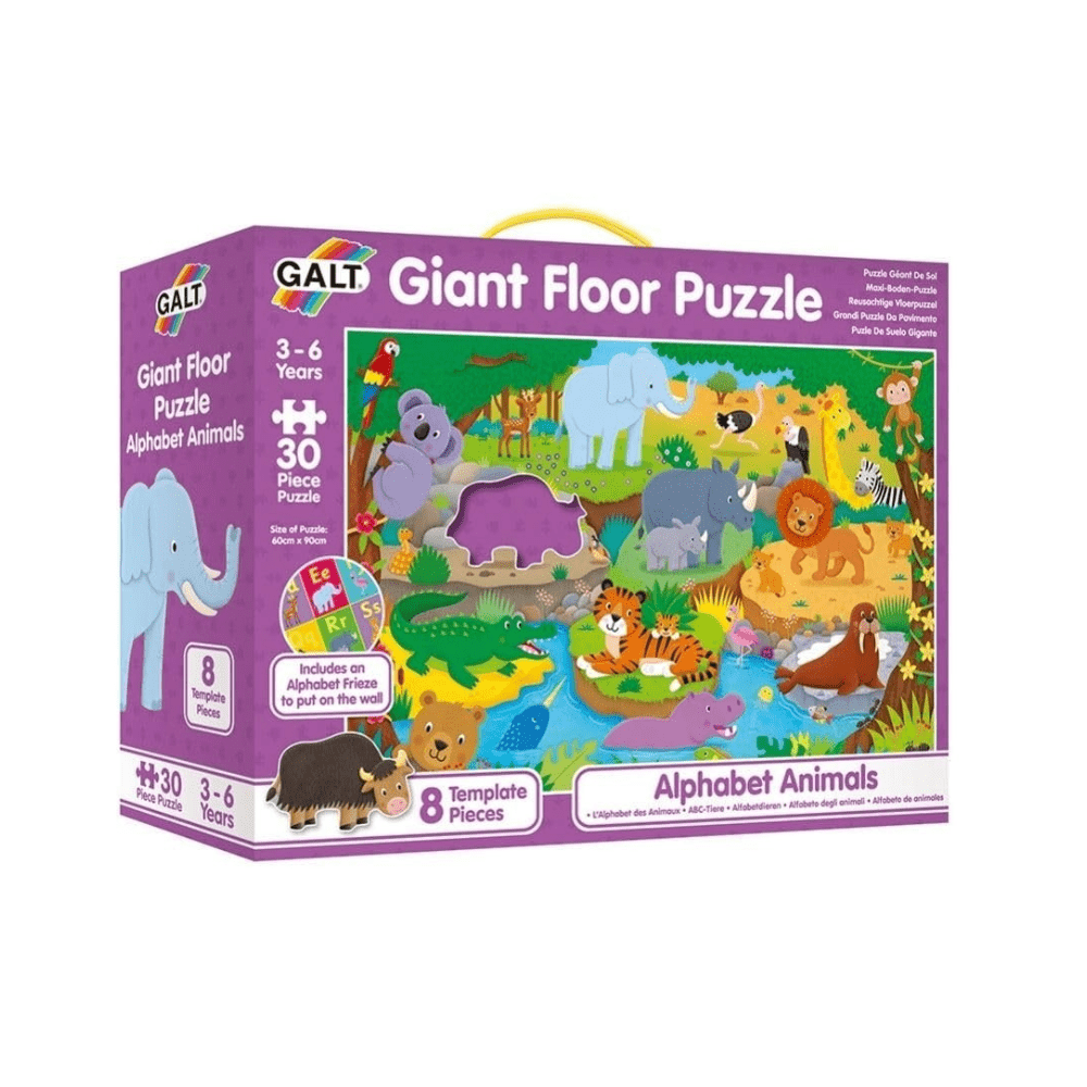Alphabet Animals Giant Floor Puzzle - Galt - The Toy Store
