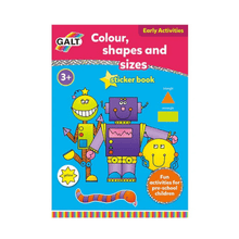 Colour Shapes And Sizes Sticker Book - Galt - The Toy Store