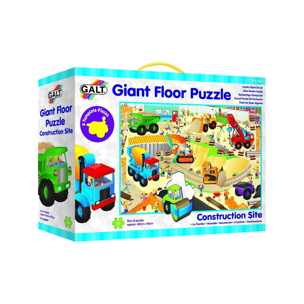 Construction Site Giant Floor Puzzle - Galt - The Toy Store