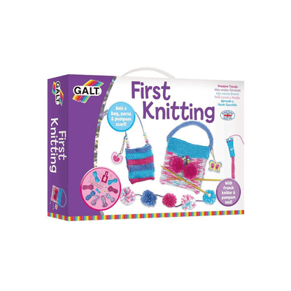 First Knitting Craft Kit - Galt - The Toy Store