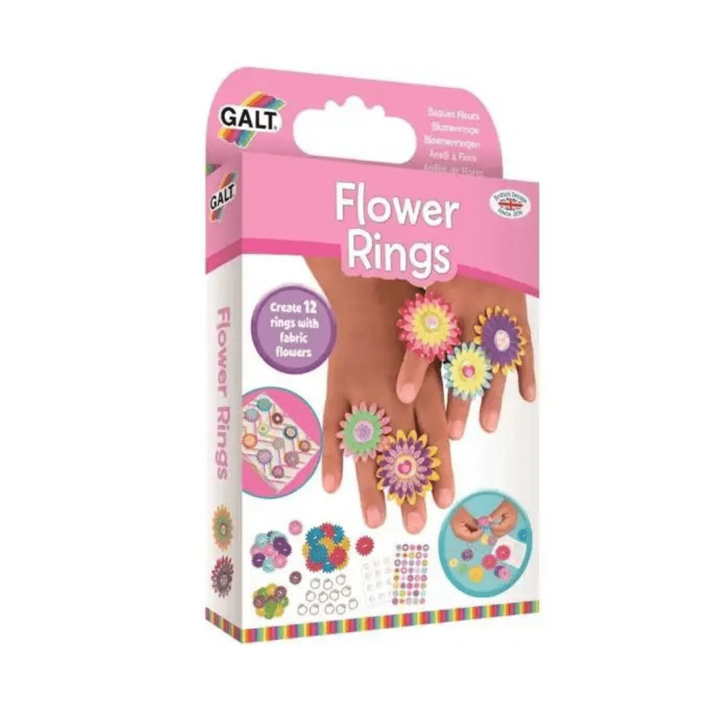 Flower Ring Craft Jewelry Kit - Galt - The Toy Store