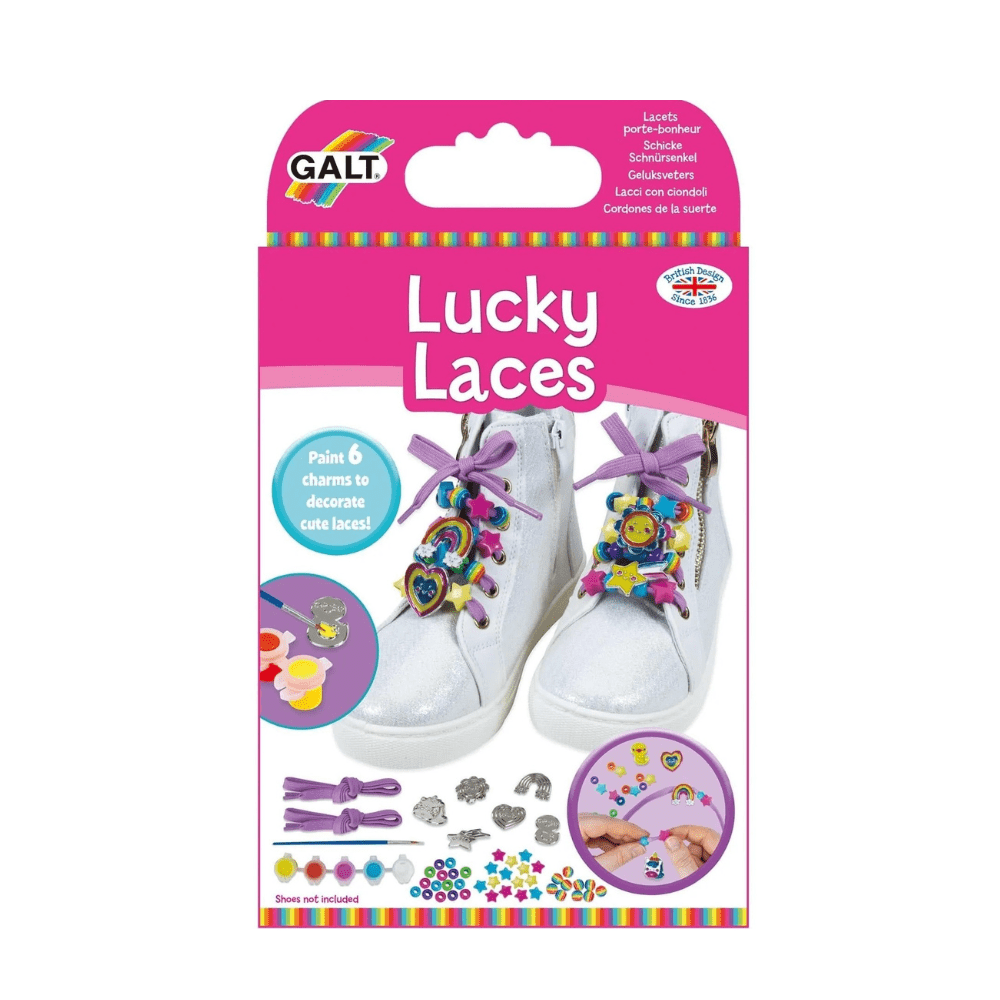 Lucky Laces Shoelace Craft Kit - Galt - The Toy Store
