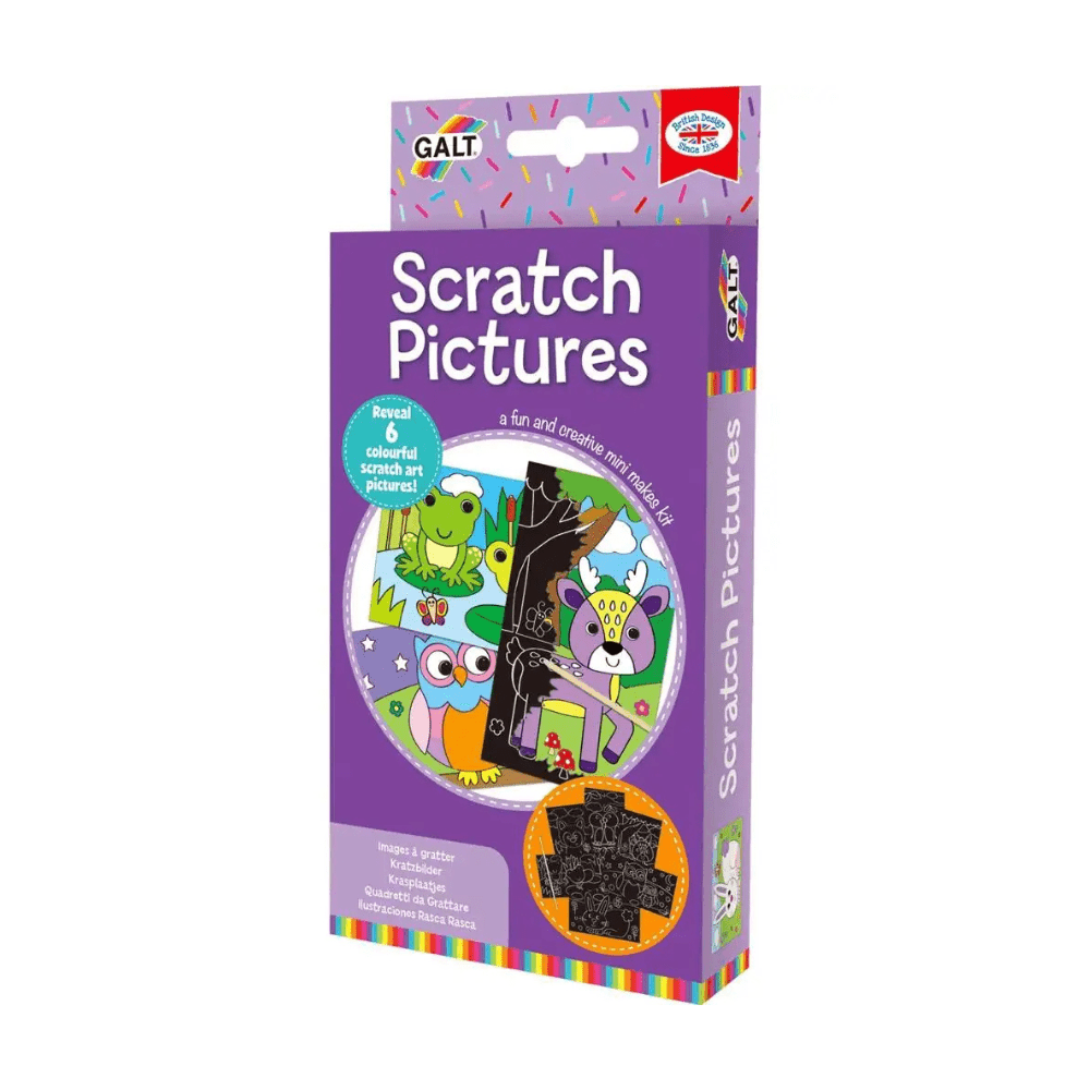 Scratch Conversion Kit Mini Makes Scratch Pictures Kit | Galt – The Toy Store