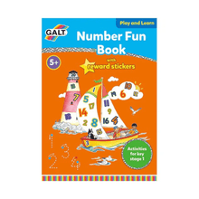 Number Fun Book With Reward Stickers - Galt - The Toy Store