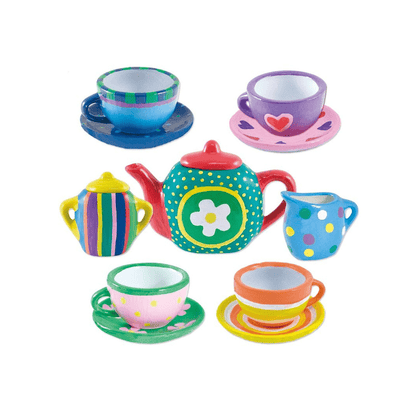 Paint Your Own Tea Set - Galt - The Toy Store
