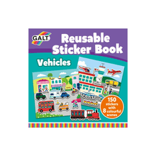Reusable Sticker Book - Vehicles - Galt - The Toy Store