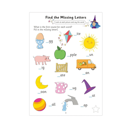 Spelling Book With Rewarding Stickers - Galt - The Toy Store