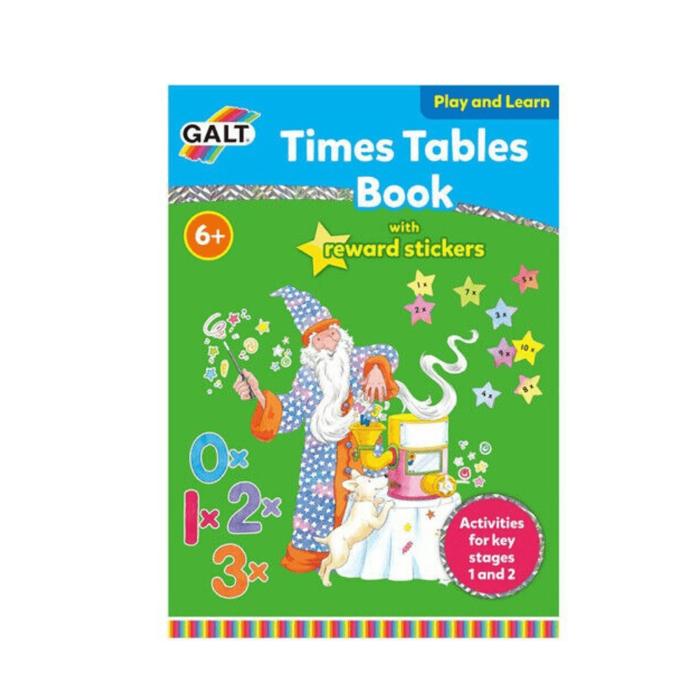 Times Tables Book With Rewarding Stickers - Galt - The Toy Store