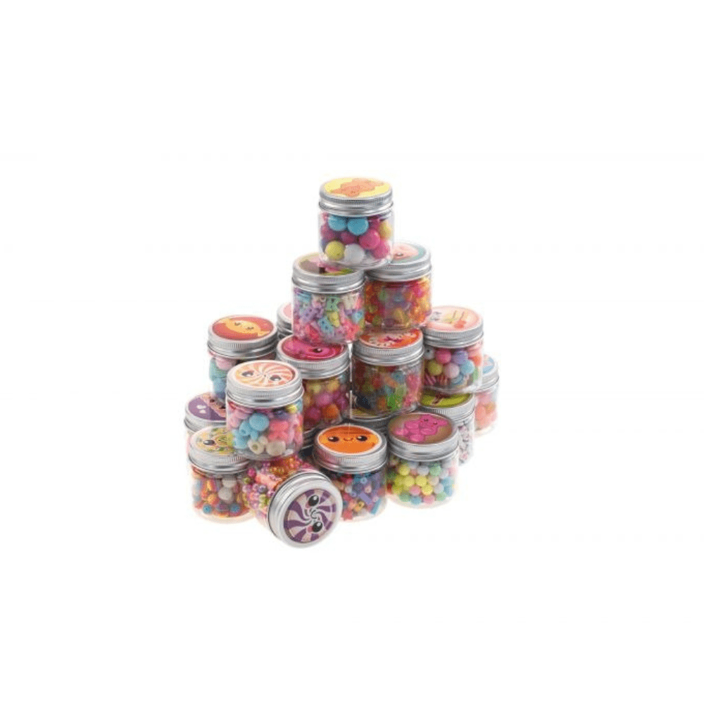 Girabrilla Jars With Beads - Several Designs - Girabrilla - The Toy Store