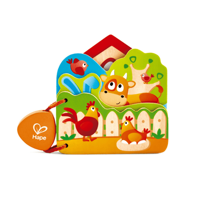 Baby's Bug-Themed Tional Wooden Book