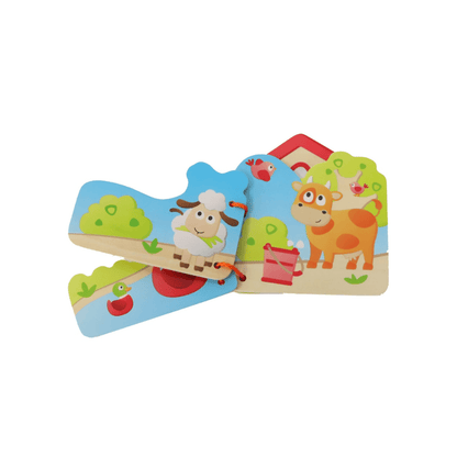 Baby's Bug - Themed Tional Wooden Book - Hape - The Toy Store