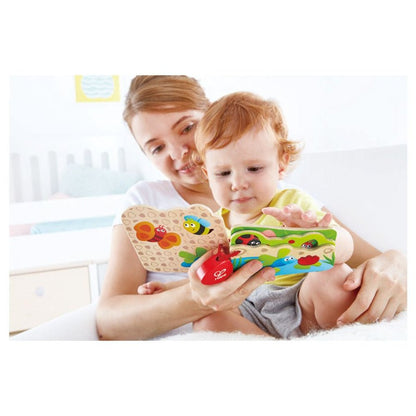 Baby's Farm - Themed Tional Wooden Book - Hape - The Toy Store