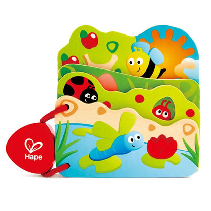 Baby's Farm - Themed Tional Wooden Book - Hape - The Toy Store