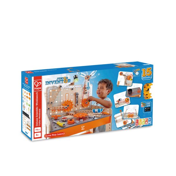 Deluxe Scientific Workbench boxed kit with 15 experiment pieces