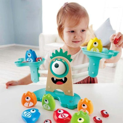 Learn To Count Monster Math Measuring Scale 22Pcs - Hape - The Toy Store