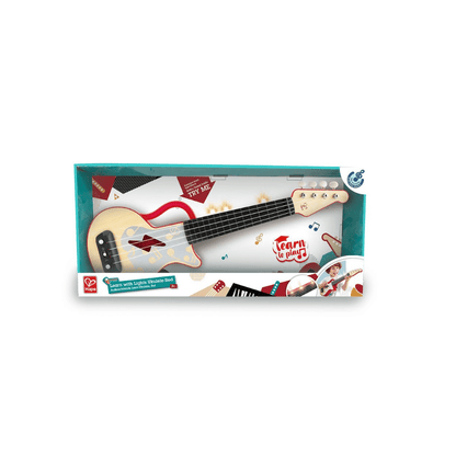 Learn With Lights Ukulele Red - Hape - The Toy Store