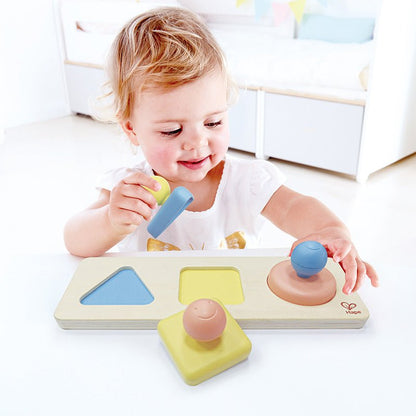 Montessori Mirror Shape Puzzle - Hape - The Toy Store