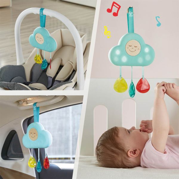 Musical Cloud Light Baby's Crib Mobile - Hape - The Toy Store