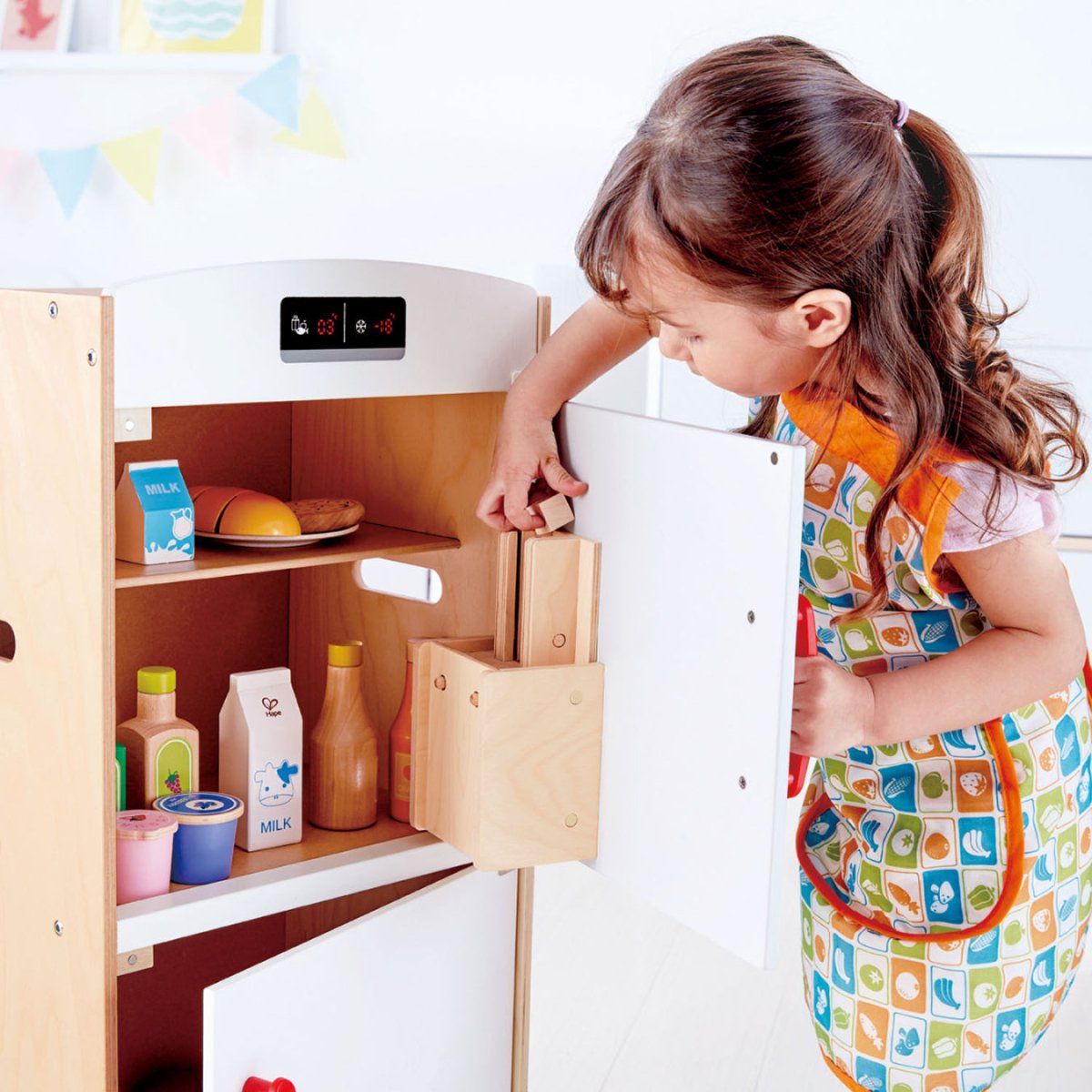 White Fridge - Freezer Play - Hape - The Toy Store