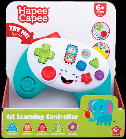 Hapee Capee 1st Learning controller toy in box with numbered and music buttons