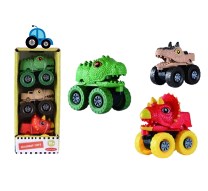 Dinosaur Themed Car Pack - Hapee Capee - The Toy Store