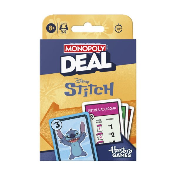 Monopoly Deal Disney Stitch Edition - Hasbro - The Toy Store