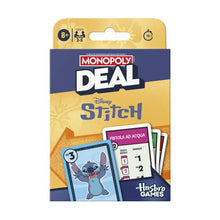 Monopoly Deal Disney Stitch Edition - Hasbro - The Toy Store