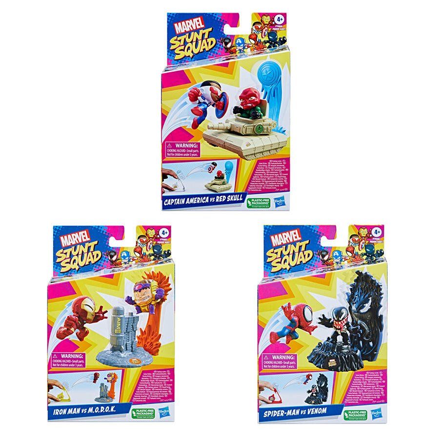 Stunt Squad Hero Vs Villain Set - Hasbro - The Toy Store