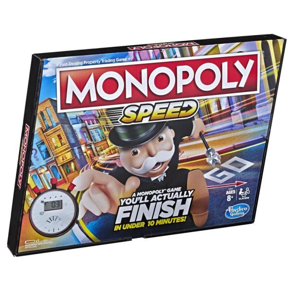 Monopoly Speed Board Game - Hasbrogame - The Toy Store