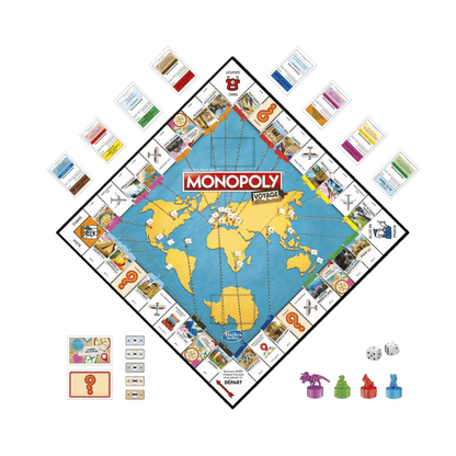 Monopoly Travel Around The World - Hasbrogame - The Toy Store