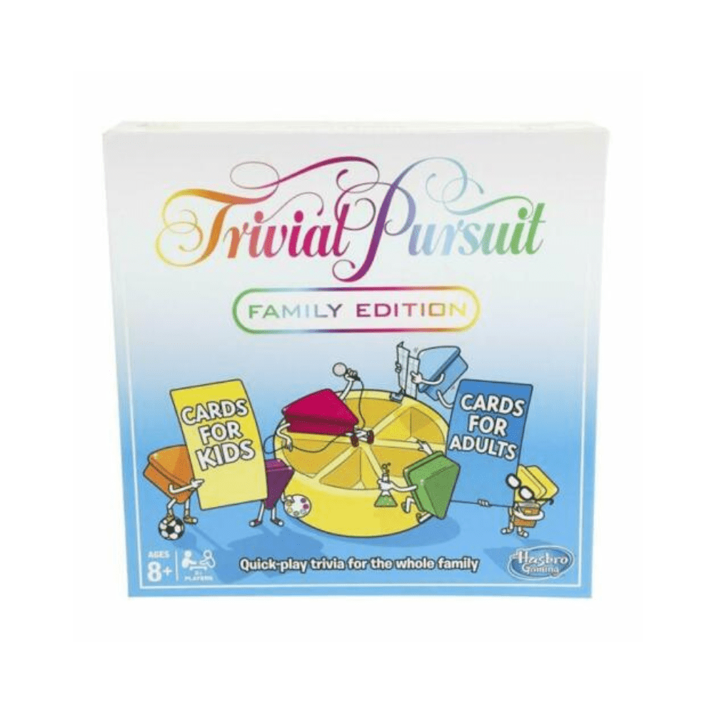 Trivial Pursuit Family Edition Game - Hasbrogame - The Toy Store