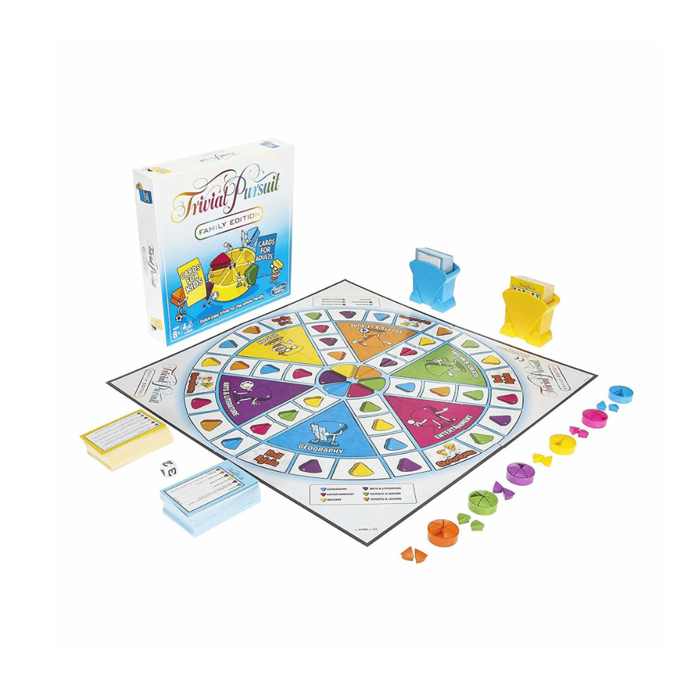 Trivial Pursuit Family Edition Game - Hasbrogame - The Toy Store