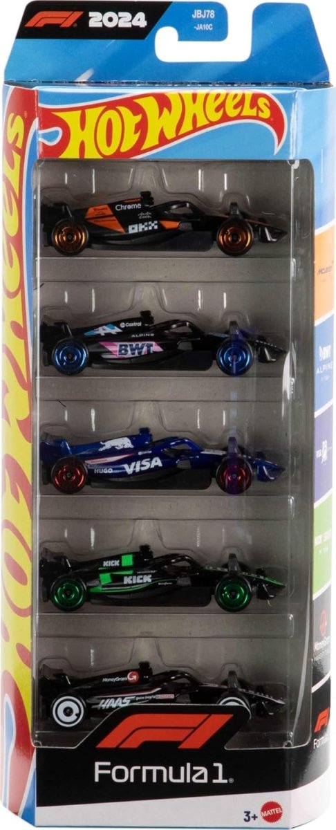 1/64 F1 Five Pack Die - Cast Models - Hot Wheels - The Toy Store