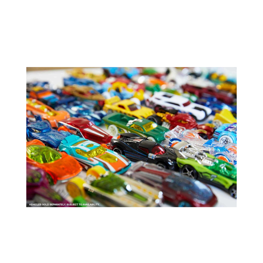 50 Car Pack assortment of colorful diecast cars, multiple models