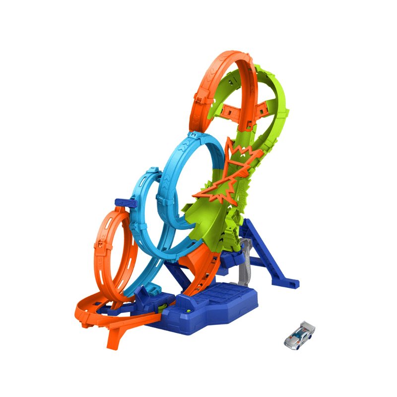 Action 4-Loop Crash Out Track Set