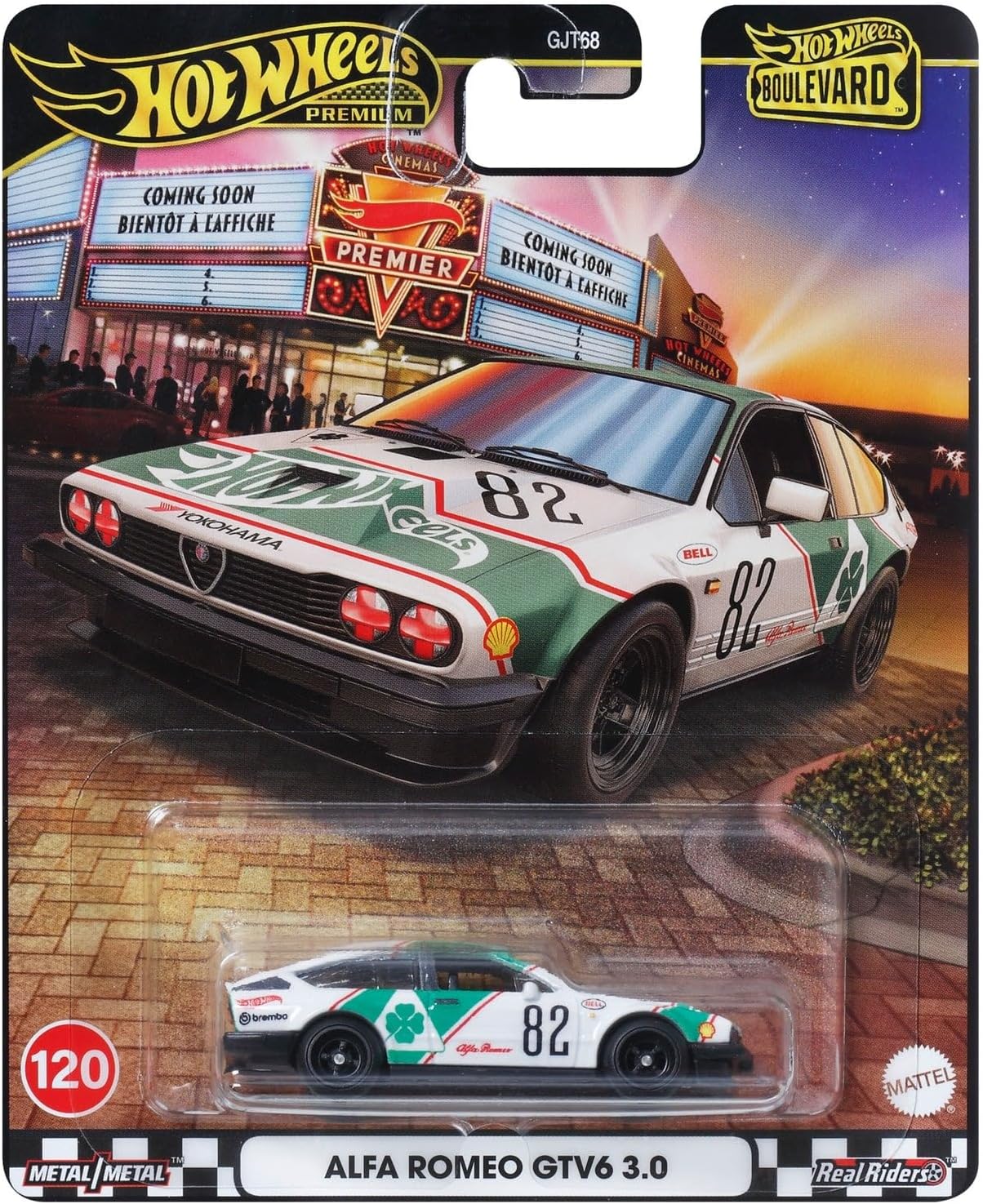 Hot Wheels Premium Boulevard 120 ALFA ROMEO GTV6 3.0 - Hot Wheels - The Toy Store