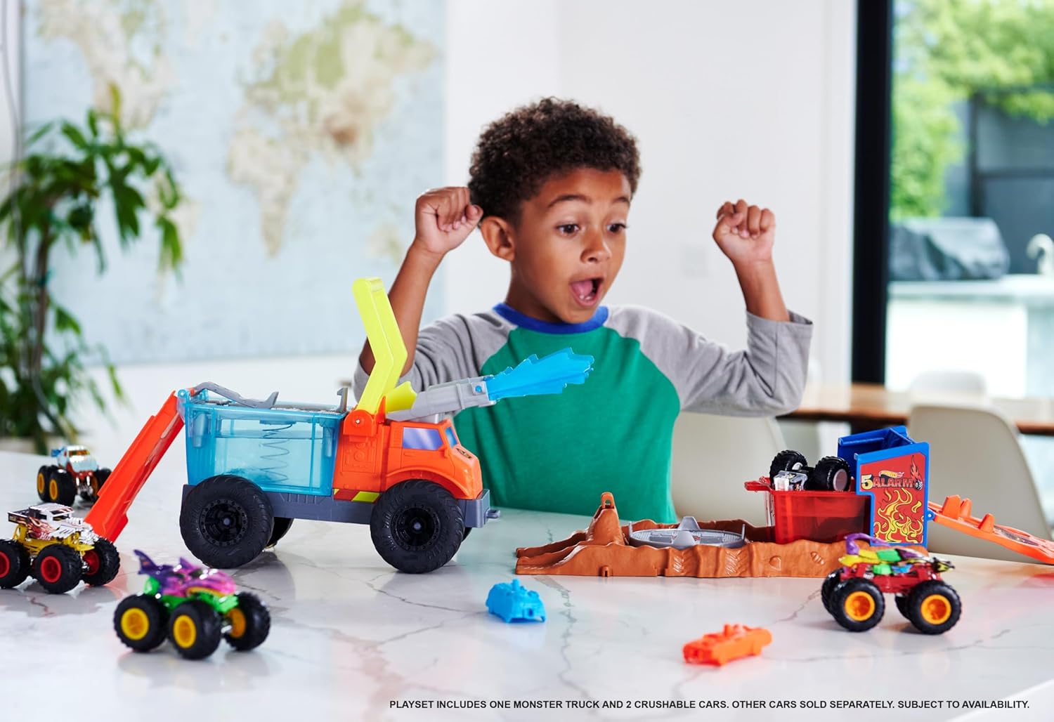 Hotwheels Monster Arena Wtr Blast Smash - Hot Wheels - The Toy Store