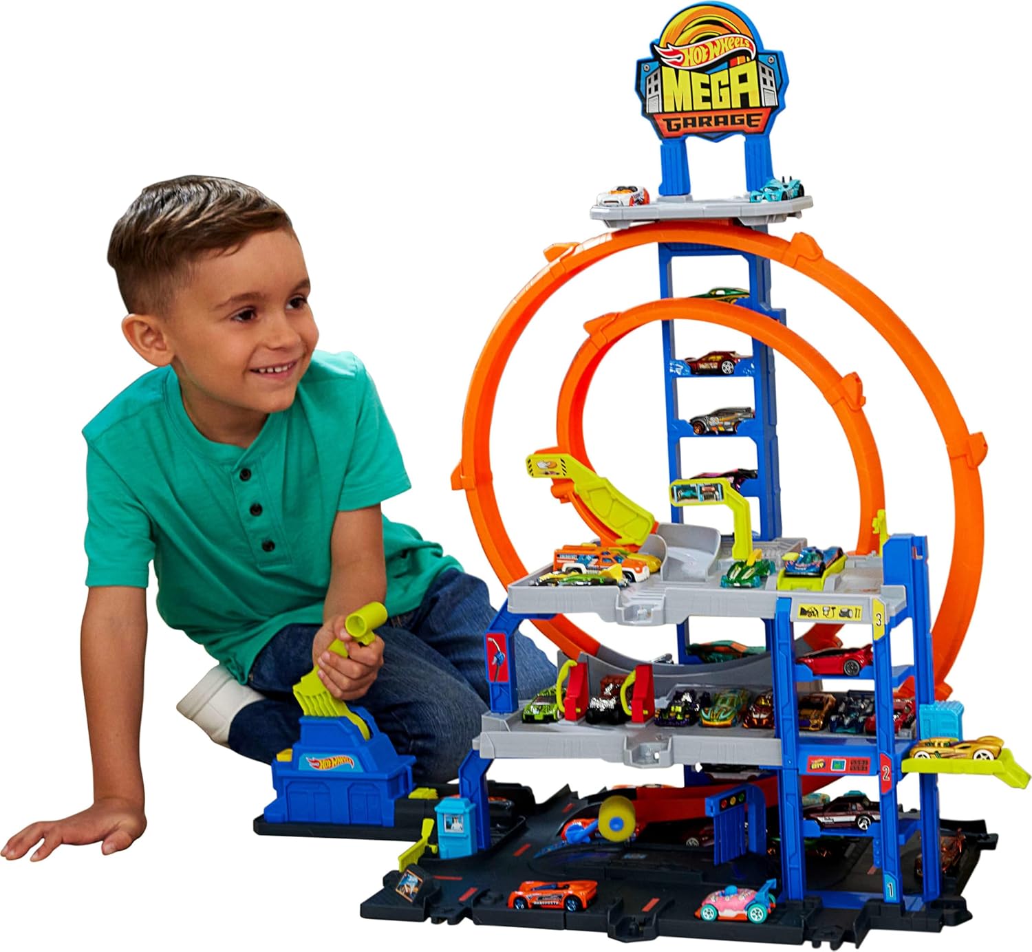Mega Loop Garage - Hot Wheels - The Toy Store