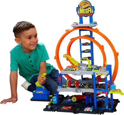 Mega Loop Garage - Hot Wheels - The Toy Store