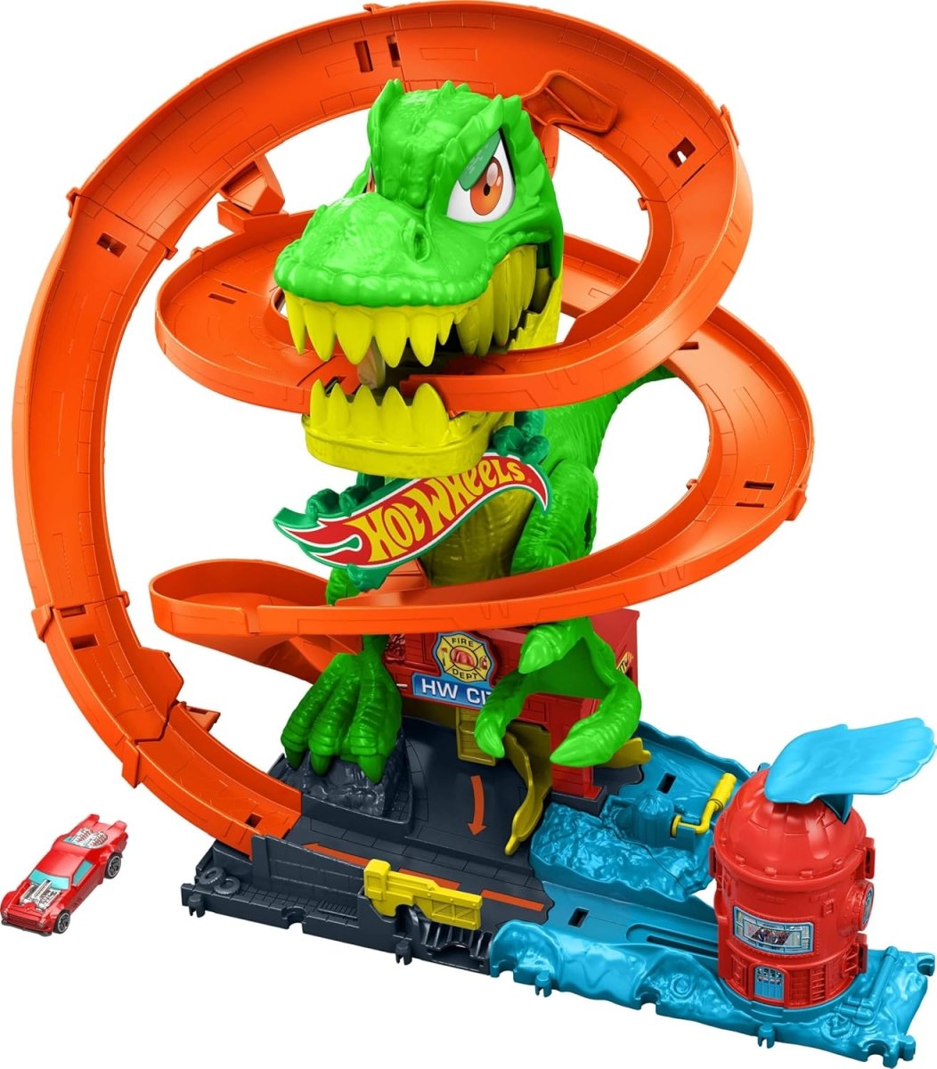 T Rex Blaze Battle - Hot Wheels - The Toy Store