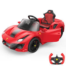 Ferrari 488 Pista Spider 12V with Leather Seat